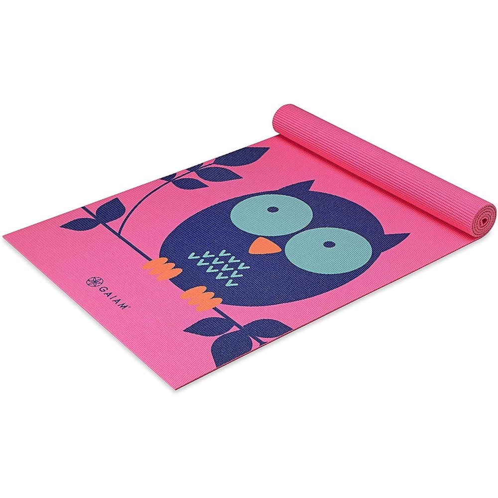 image:imageGaiam Kids Printed Yoga Mat NonToxic Fun Design 3mm Ages 58 Textured NonSlip Surface 6PFree PVC 60L x 24W Downloadable Kids Yoga ClassOwl