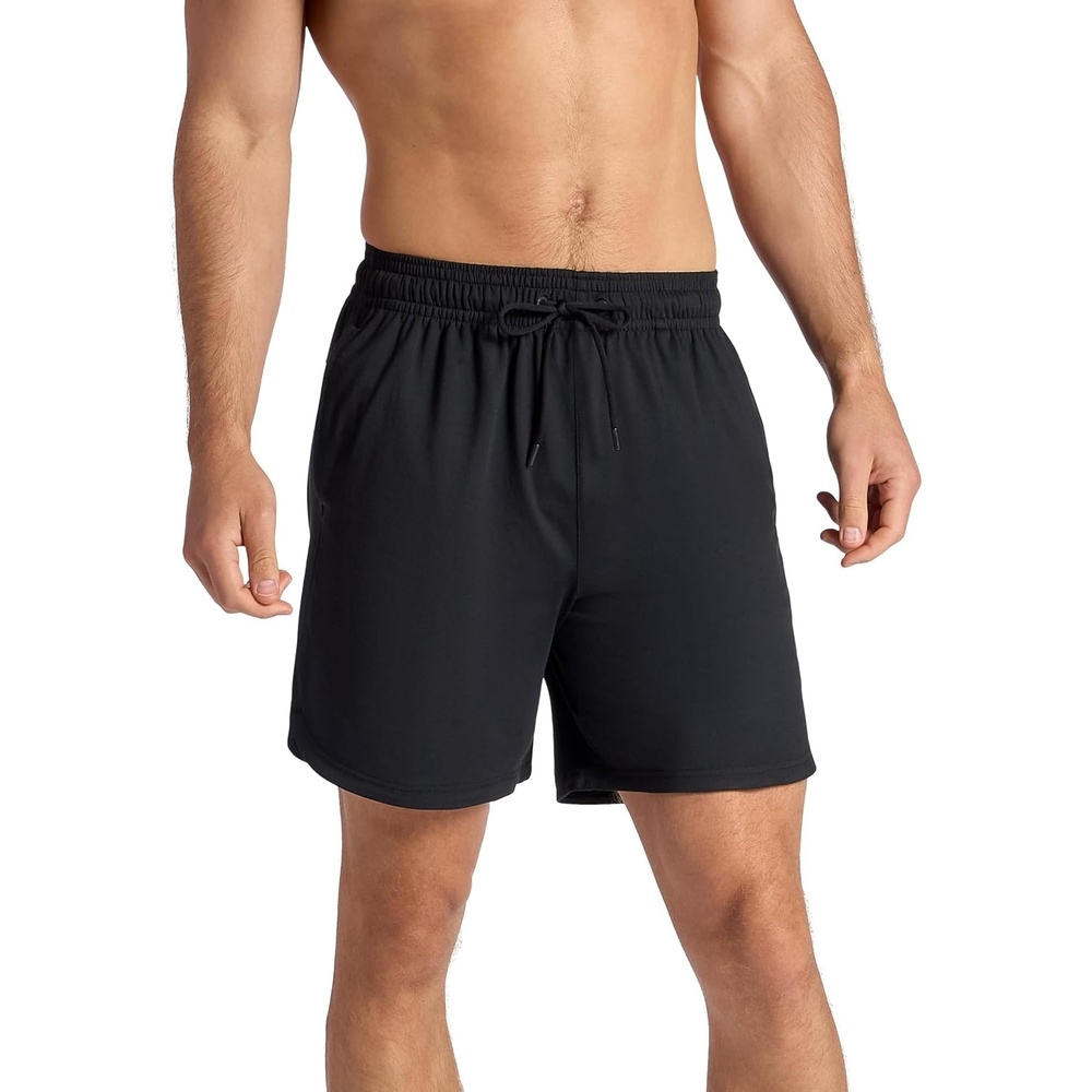 image:imageGaiam Mens Everyday Basic 7 Short 20 Relaxed Fit Stretch Midweight MaterialBlack