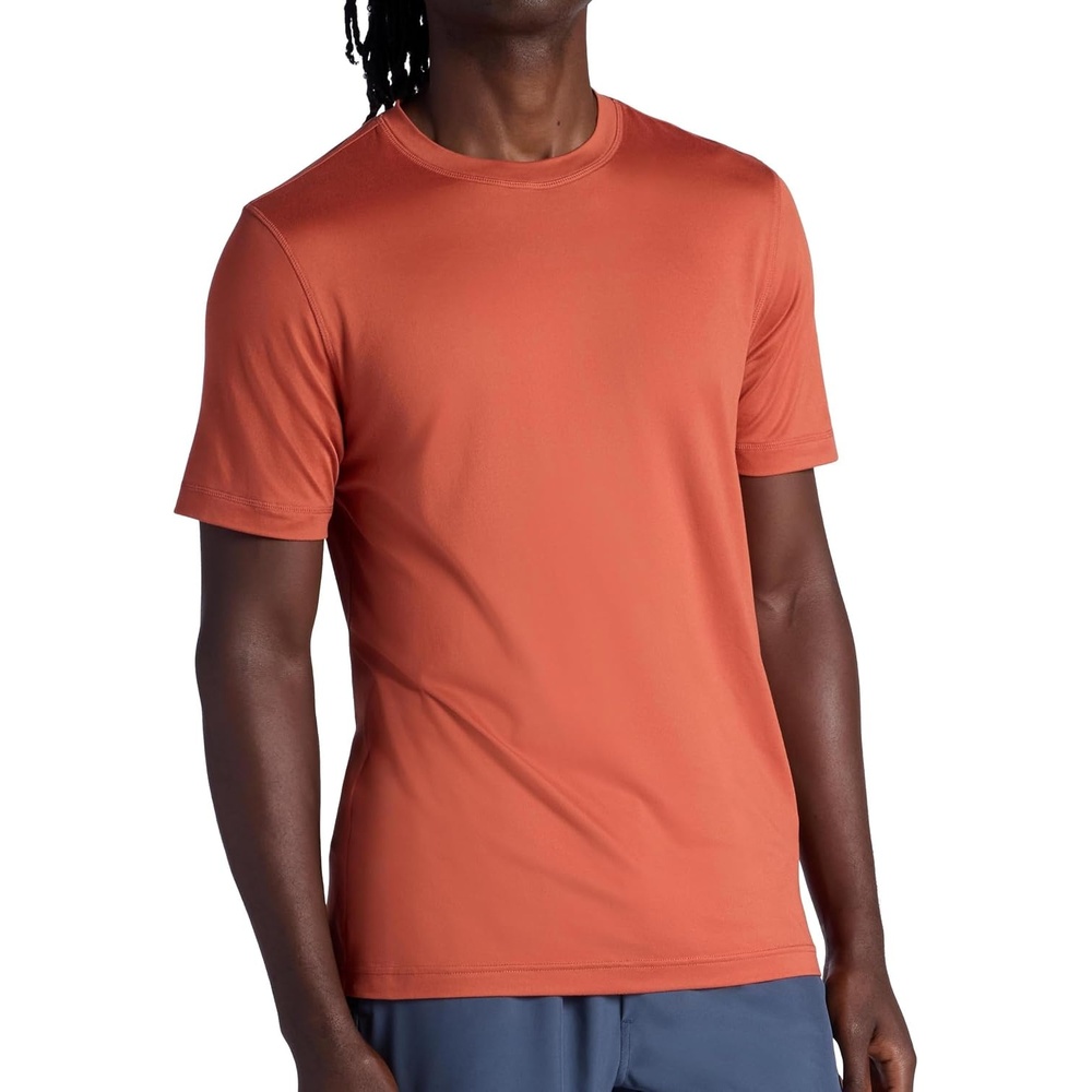 image:imageGaiam Mens Everyday Basic Crewneck Top Standard Fit Stretch Midweight MaterialBruschetta