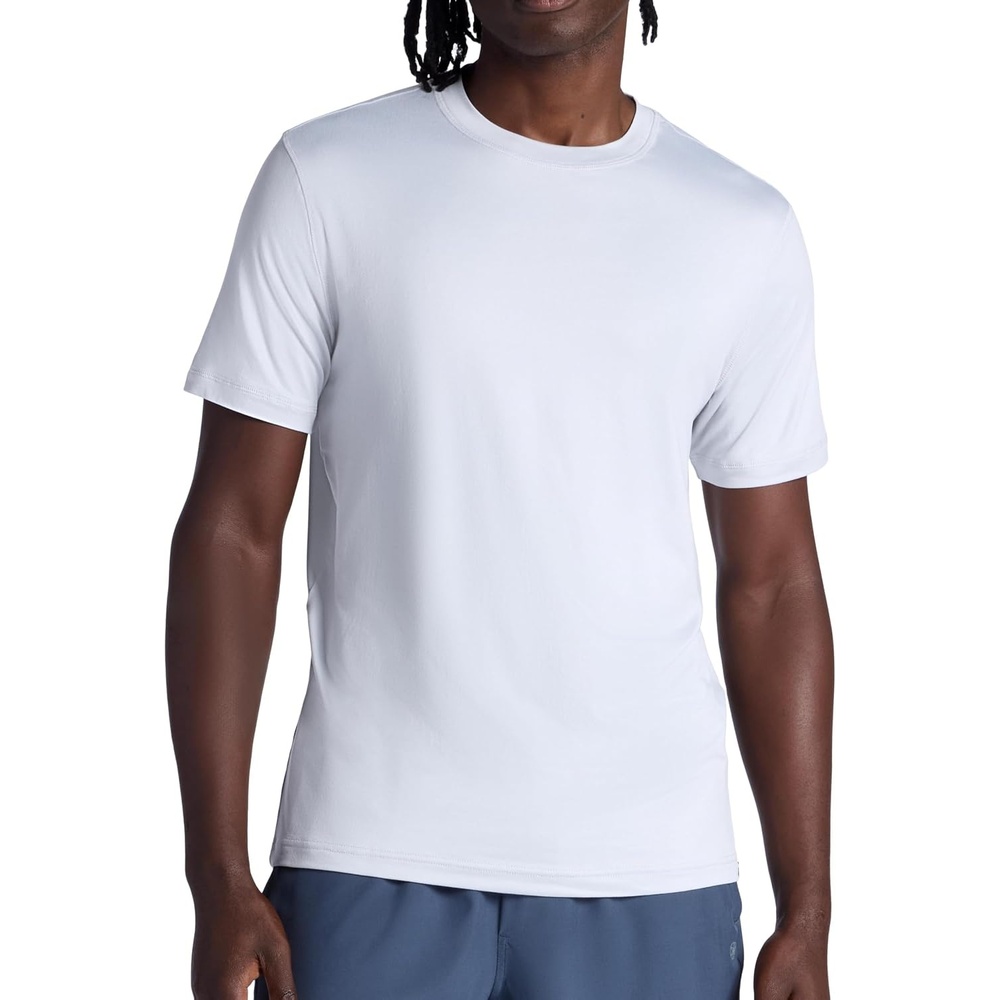 image:imageGaiam Mens Everyday Basic Crewneck Top Standard Fit Stretch Midweight MaterialMicrochip