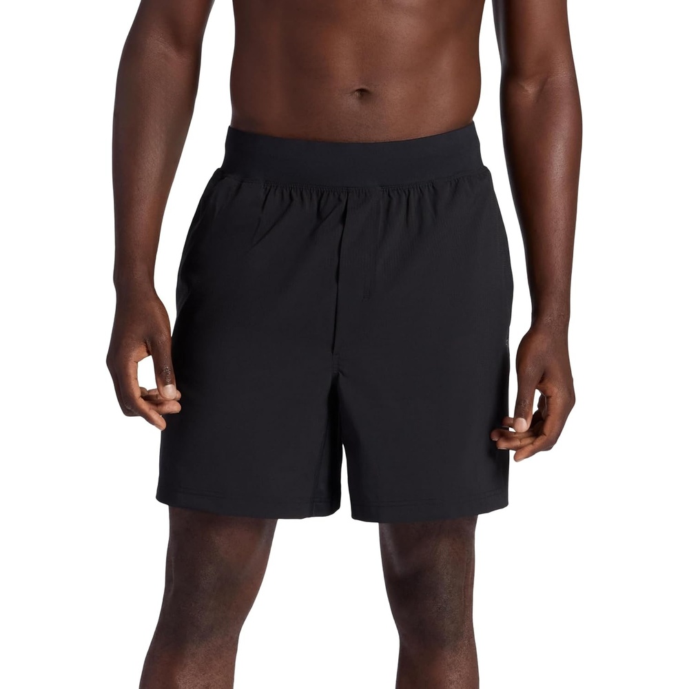 image:imageGaiam Mens Hatha 20 7 Short Standard Fit Stretch Lightweight Material MoistureWickingBlack