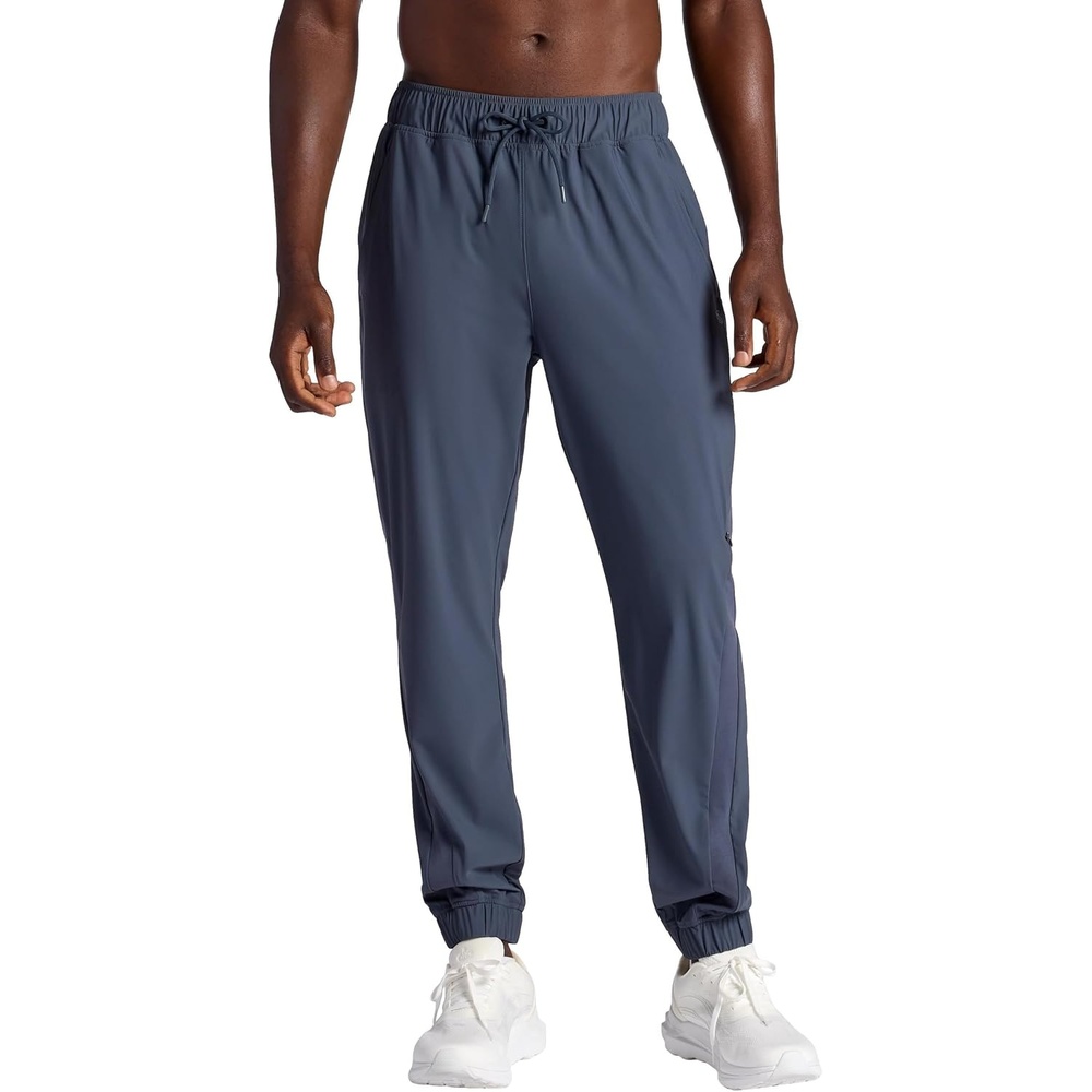 image:imageGaiam Mens Lotus Oblong Pant Standard Fit 31 Inseam Stretch Heavyweight Terry MaterialCool Grey
