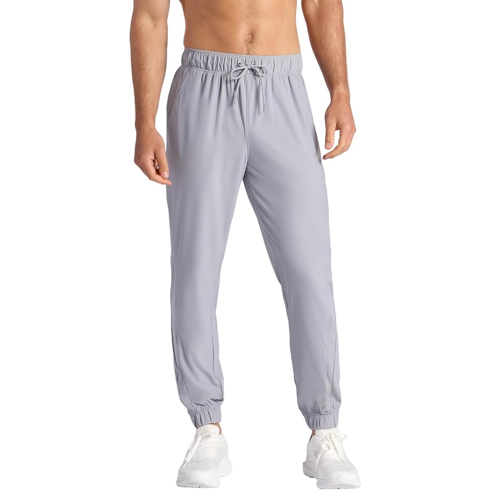 image:imageGaiam Mens Lotus Oblong Pant Standard Fit 31 Inseam Stretch Heavyweight Terry MaterialSleet