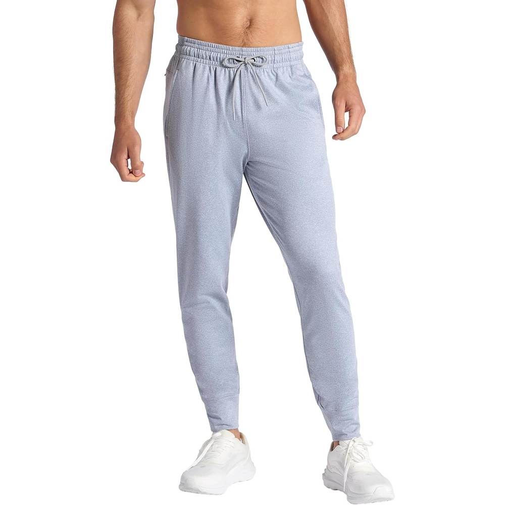 image:imageGaiam Mens Restorative Jogger Standard Fit 30 Inseam Stretch Midweight MaterialSleet Heather
