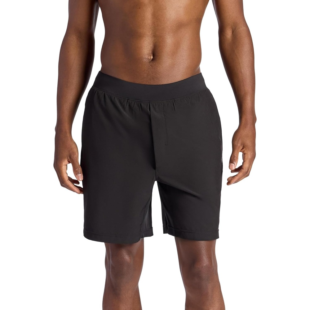 image:imageGaiam Mens Upside 7 Short with Liner Standard Fit Stretch Lightweight Material MoistureWickingBlack