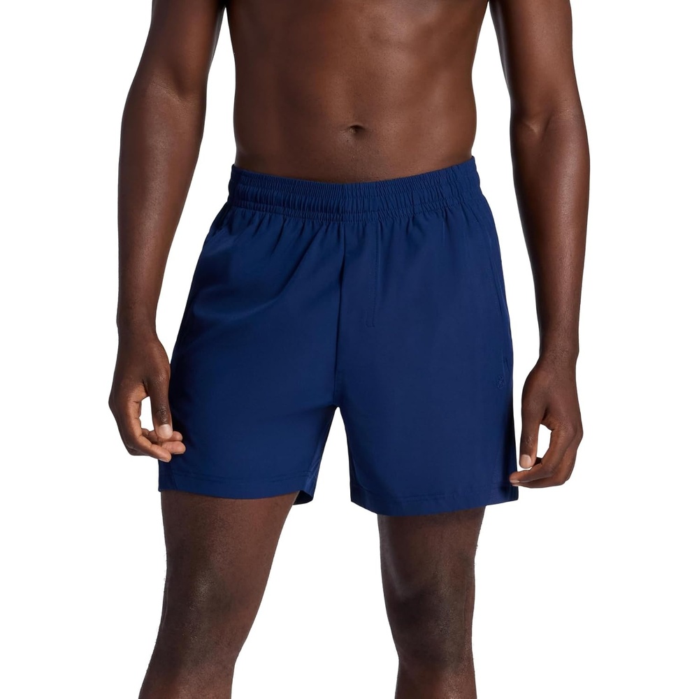 image:imageGaiam Mens Veda 5 Short with Brief Standard Fit Stretch Lightweight MaterialMedieval Blue