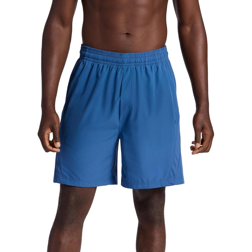 image:imageGaiam Mens Veda Short Standard Fit Stretch Lightweight Material MoistureWickingTrue Navy  7 Inseam
