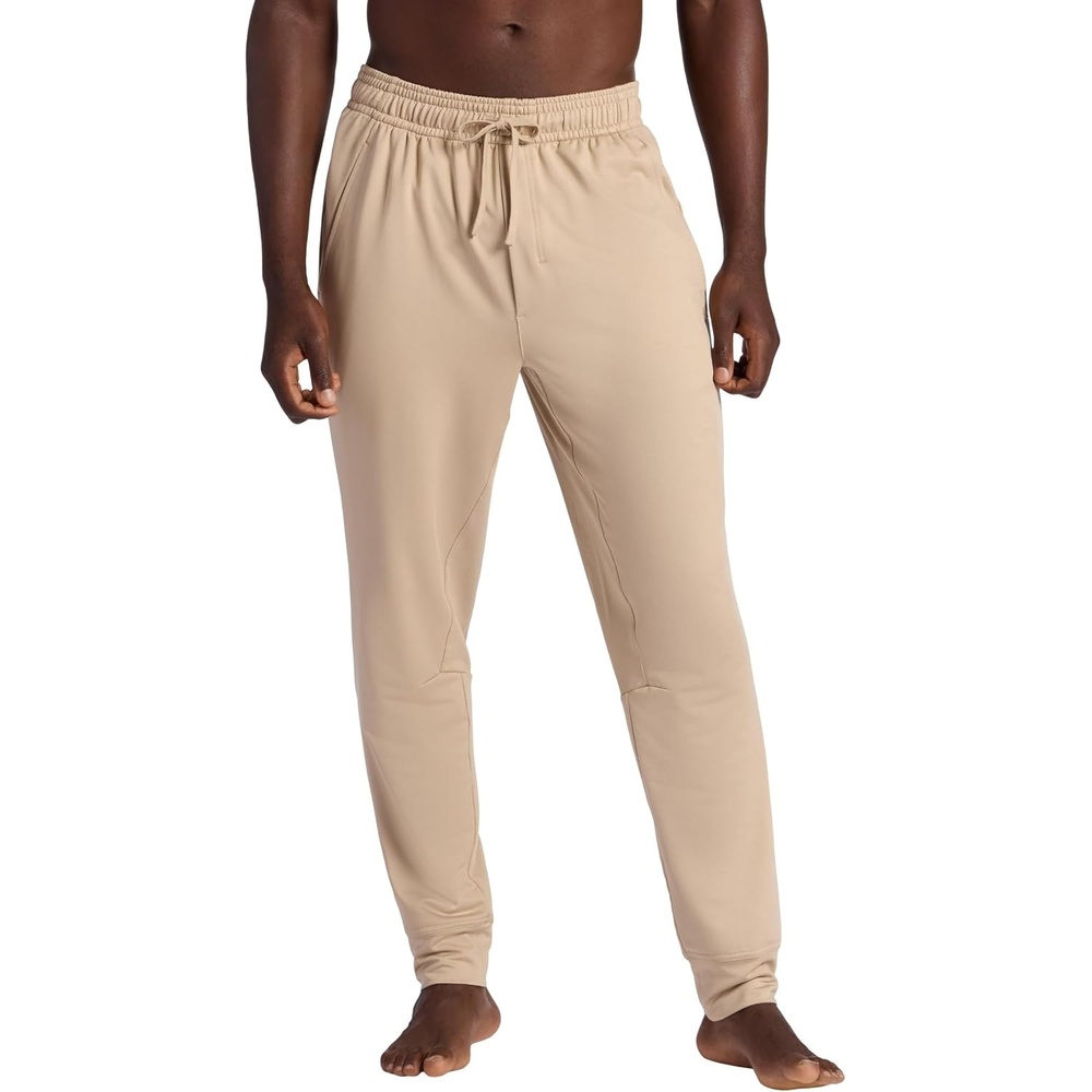 image:imageGaiam Mens Zen Flex Jogger Standard Fit 30 Inseam Stretch Midweight MaterialHumus
