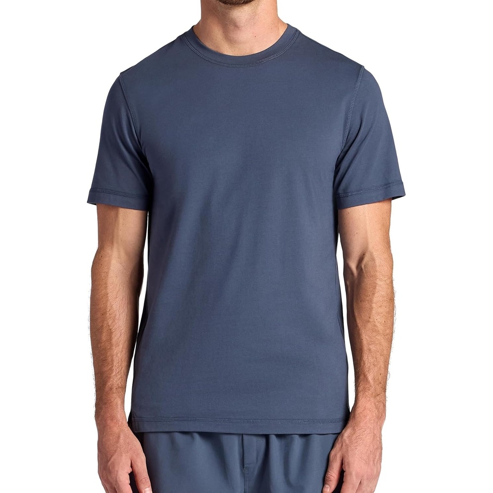 image:imageGaiam Mens Zen Vent Short Sleeve Crewneck TShirt Standard Fit Stretch Midweight MaterialCool Grey