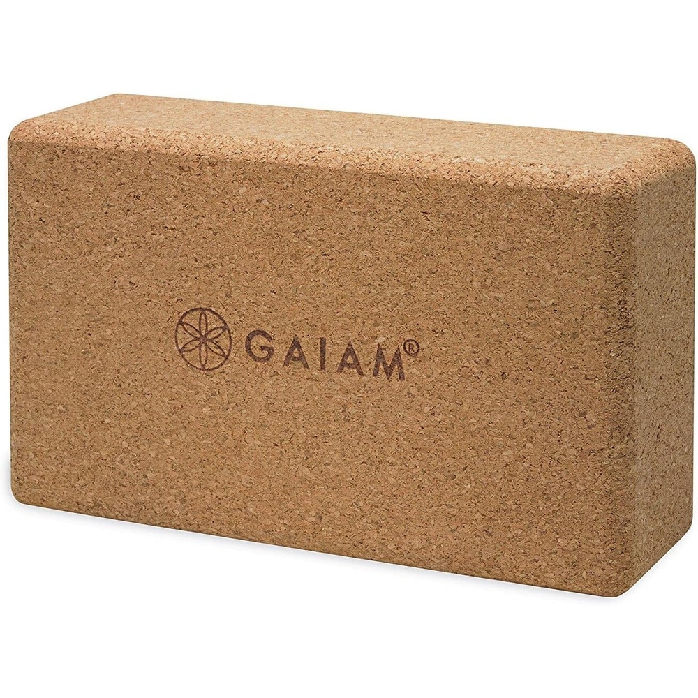 image:imageGaiam Natural Cork Yoga Block NonSlip Brick for Pilates amp Balance  100 natural cork with nonslip grip amp rounded edges Ecofriendly foam alternative for yoga Pilates balance amp meditation1 EA