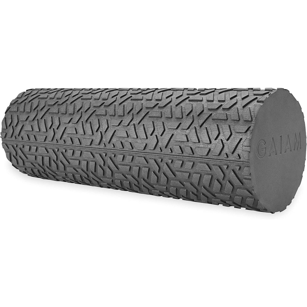 image:imageGaiam Restore Compact Textured Foam Roller 12 Muscle Recovery  12L x 4 Diameter  Textured Surface  Deep Tissue Massage  TravelFriendly  Muscle Recovery