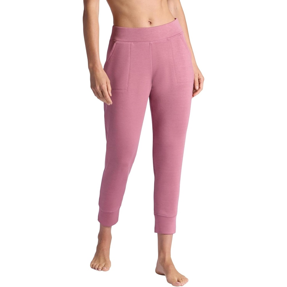 image:imageGaiam Womens Hudson Jogger Relaxed Fit 28 Inseam Soft Midweight MaterialDeco Rose