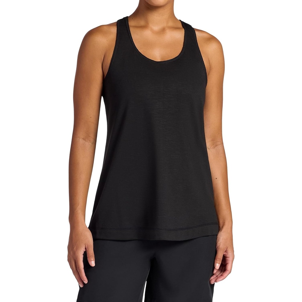 image:imageGaiam Womens Peace Scoopneck Tank Top Relaxed Fit Lightweight Heathered MaterialMulti Multicolor