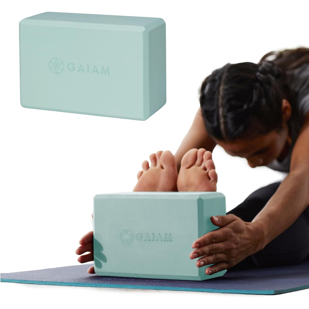 image:imageGaiam Yoga Block EVA Foam for Balance amp Stretch 1 Block Lagoon1 Block