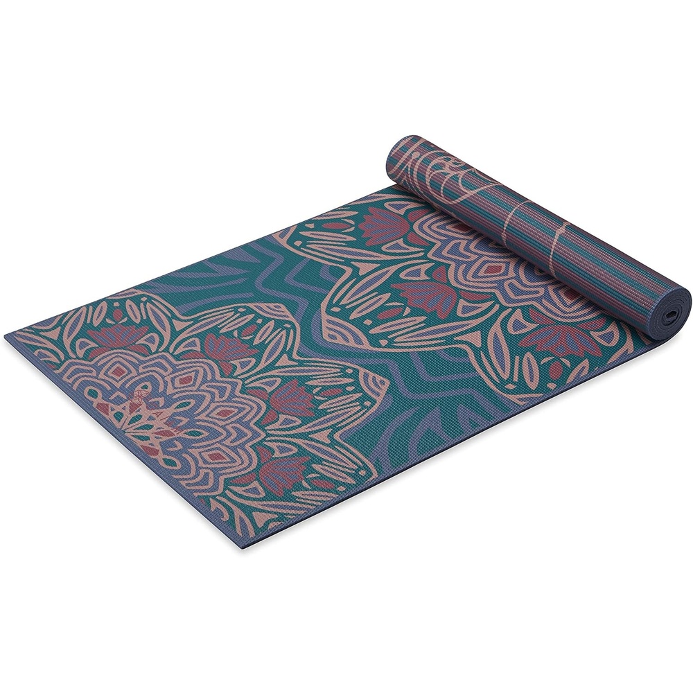 image:imageGaiam Yoga Mat Premium 6mm Print Reversible Extra Thick Non Slip Exercise amp Fitness Mat for All Types of Yoga Pilates amp Floor Workouts 68 x 24 x 6mm ThickJade Salutation