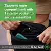 Gaiam Altitude Waist Pack – Storage Belt Bag for Women And Men – Adjustable Belt With Lightweight Pouch For Storing Essentials(Black)