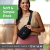 Gaiam Altitude Waist Pack – Storage Belt Bag for Women And Men – Adjustable Belt With Lightweight Pouch For Storing Essentials(Morning Dew)