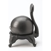 Gaiam Classic Balance Ball Chair, Stability Seat (Black) | 52cm stability ball chair builds core strength while you sit. Includes pump & exercise guide.(Black)