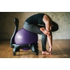 Gaiam Classic Balance Ball Chair, Stability Seat (Black) | 52cm stability ball chair builds core strength while you sit. Includes pump & exercise guide.(Purple)