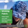 Gaiam Classic Fitness Hat, Ponytail Cap, Women | Quick-Dry Sweatband | Ponytail Hole | Moisture-Wicking | Running, Hiking & Beach | Adjustable Fit(White)