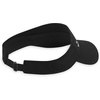 Gaiam Classic Fitness Sun Visor, Moisture-Wicking, Women (Black) | Open-Top Design | Quick-Dry Sweatband | Adjustable Closure | Golf, Tennis & Running | Moisture-Wicking | Women