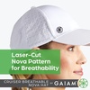 Gaiam Cruiser Breathable Baseball Cap, Ponytail, Women | Lightweight & Breathable | Ponytail Hole | Adjustable Fit | Running, Hiking & Workouts | Women’s Cap(Black)