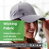 Gaiam Cruiser Breathable Baseball Cap, Ponytail, Women | Lightweight & Breathable | Ponytail Hole | Adjustable Fit | Running, Hiking & Workouts | Women’s Cap(White)