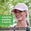 Gaiam Cruiser Breathable Baseball Cap, Ponytail, Women | Lightweight & Breathable | Ponytail Hole | Adjustable Fit | Running, Hiking & Workouts | Women’s Cap(Black)