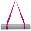 Gaiam Easy-Cinch Yoga Mat Sling – Durable Carrying Strap for Yoga Mat with Metal D-Rings for Secure Fit (No Mat Included)(Fuchsia Or Blue)