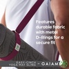Gaiam Easy-Cinch Yoga Mat Sling – Durable Carrying Strap for Yoga Mat with Metal D-Rings for Secure Fit (No Mat Included)(Turquoise Sea Or Granite Storm)