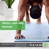 Gaiam Essentials 1/4″ Thin (6mm) Yoga & Pilates, Fitness & Exercise Mat with Easy-Cinch Carrier Strap Cusion Support For Fitness and Gym Workouts(Orange)
