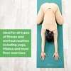 Gaiam Essentials 1/4″ Thin (6mm) Yoga & Pilates, Fitness & Exercise Mat with Easy-Cinch Carrier Strap Cusion Support For Fitness and Gym Workouts(Purple)