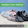 Gaiam Grippy Studio Yoga Socks(Black/Grey 2-pack)