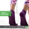 Gaiam Grippy Studio Yoga Socks(Black/Grey)