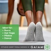 Gaiam Grippy Studio Yoga Socks(Grey)