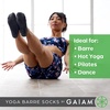 Gaiam Grippy Studio Yoga Socks(Midnight 2-pack)