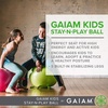 Gaiam Kids Stay-N-Play Balance Ball Chair, Built-In Legs | Built-In Stability Legs | Active Classroom Seating | Core Engagement | Kids Desk Chair | Pump Included(Lime)