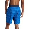 Gaiam Men’s 9” Camo Short, Standard Fit, Stretch Lightweight Material, Moisture-Wicking(Classic Blue – Earth)