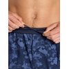 Gaiam Men’s 9” Camo Short, Standard Fit, Stretch Lightweight Material, Moisture-Wicking(Navy – Chi)