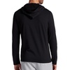 Gaiam Men’s Bliss Balance Long Sleeve Pullover Hoodie, Relaxed Fit, Stretch Midweight Material(Black)