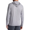 Gaiam Men’s Bliss Balance Long Sleeve Pullover Hoodie, Relaxed Fit, Stretch Midweight Material(Sleet Heather)