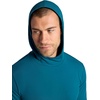 Gaiam Men’s Bliss Balance Long Sleeve Pullover Hoodie, Relaxed Fit, Stretch Midweight Material(Submerged)