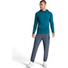 Gaiam Men’s Bliss Balance Long Sleeve Pullover Hoodie, Relaxed Fit, Stretch Midweight Material(Submerged)