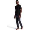 Gaiam Men’s Bliss Balance Short Sleeve Henley Top(Black)