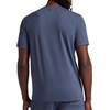 Gaiam Men’s Bliss Balance Short Sleeve Henley Top(Cool Grey)
