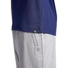 Gaiam Men’s Bliss Balance Short Sleeve Henley Top(Medieval Blue)