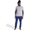 Gaiam Men’s Bliss Balance Short Sleeve Henley Top(Sleet)