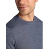 Gaiam Men’s Breathe Ease Long Sleeve Crewneck Top, Standard Fit, Stretch Heavyweight Material(Cool Grey Heather)
