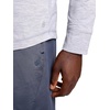 Gaiam Men’s Breathe Ease Long Sleeve Crewneck Top, Standard Fit, Stretch Heavyweight Material(Sleet Heather)