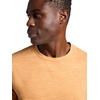 Gaiam Men’s Breathe Ease Short Sleeve Crewneck Top, Standard Fit, Stretch Heavyweight Performance Material(Biscuit Heather)